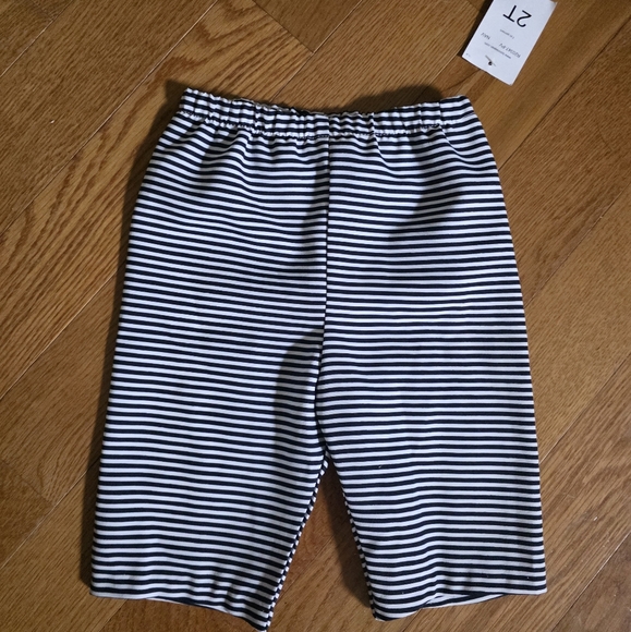 NWT {Bonnie Jean} Sleeveless Nautical Poplin Collar to Box Pleat Dress & Shorts - Picture 4 of 7